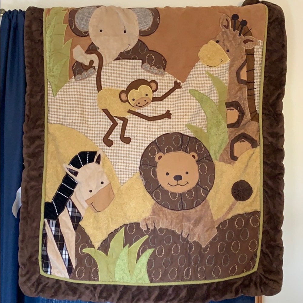 Jungle Themed Crib Quilt